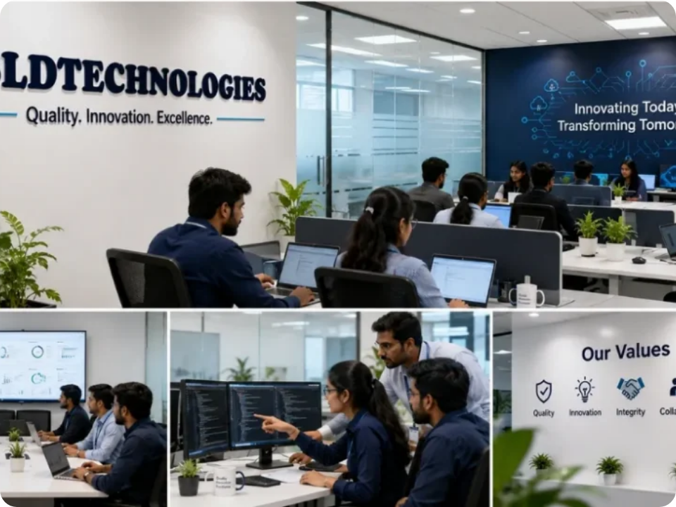 Team at work in the SLD Technologies office
